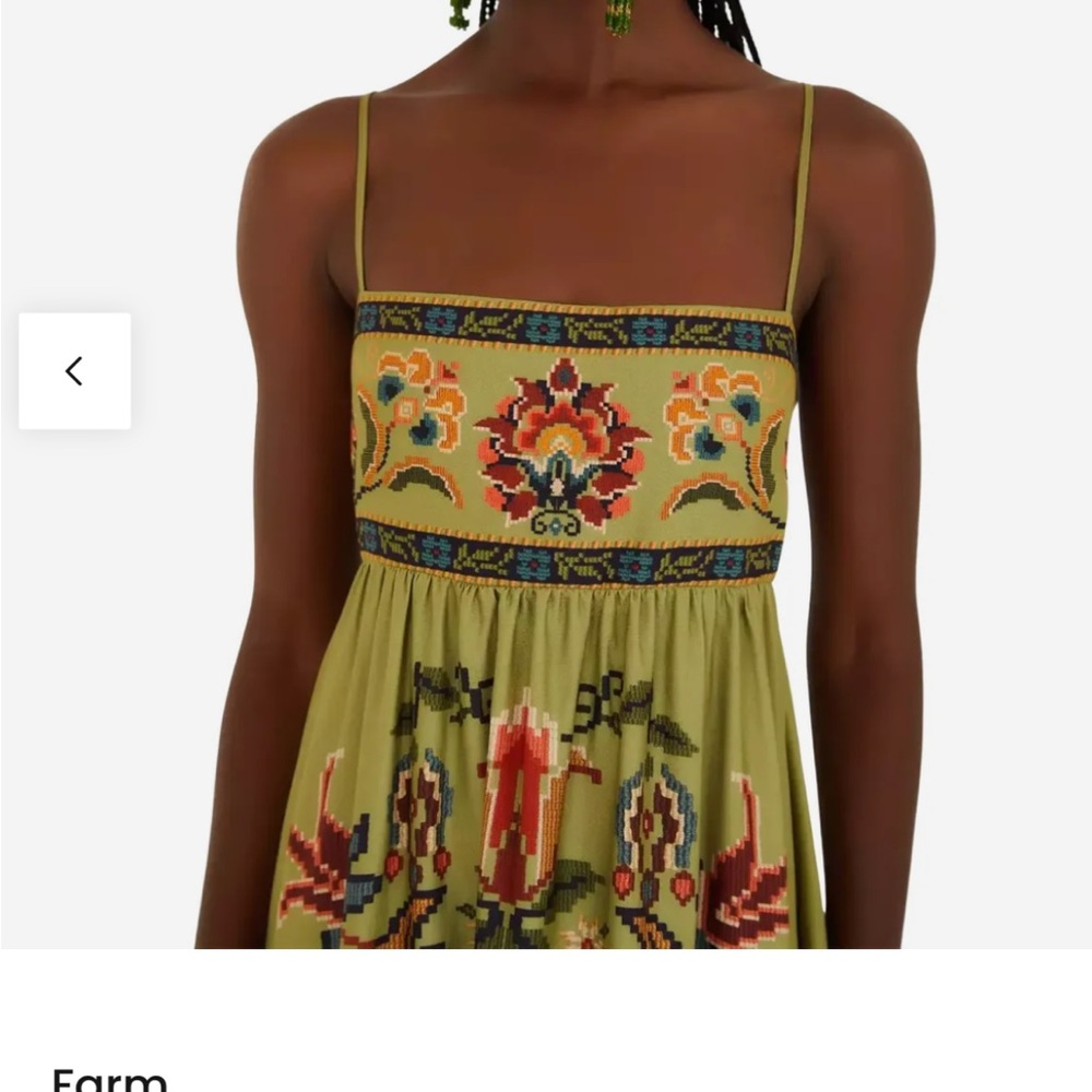 FARM Rio Green Maxi Dress - Picture 3 of 6